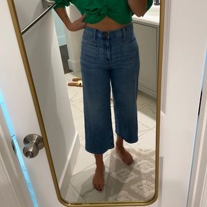 Madwell Wide Leg Crop Jean size 28